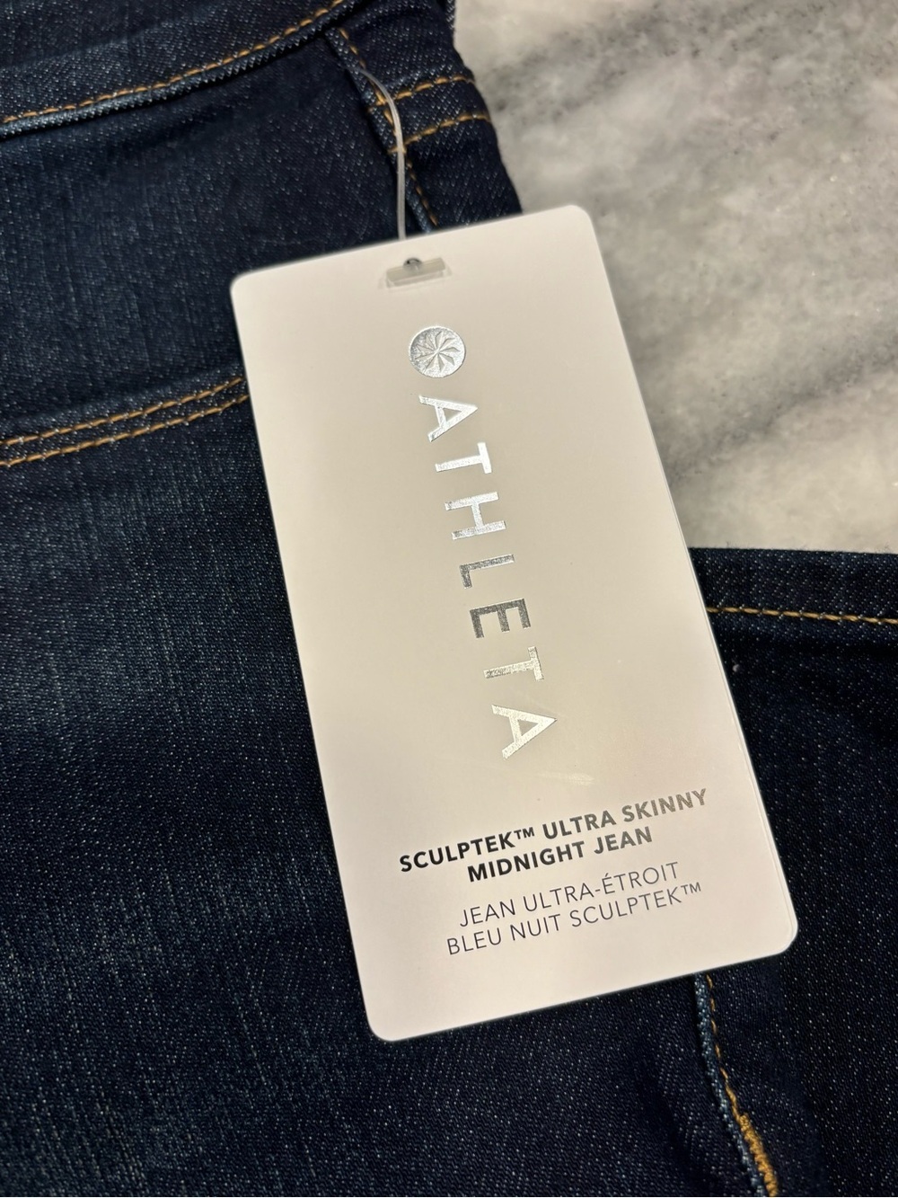 NWT Athleta SCULPTEK™ ULTRA SKINNY
MIDNIGHT JEAN - Picture 5 of 11